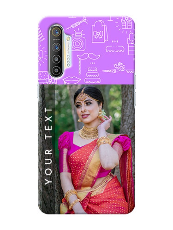 Custom Realme XT Personalized Phone Cases: Birthday Icons Design