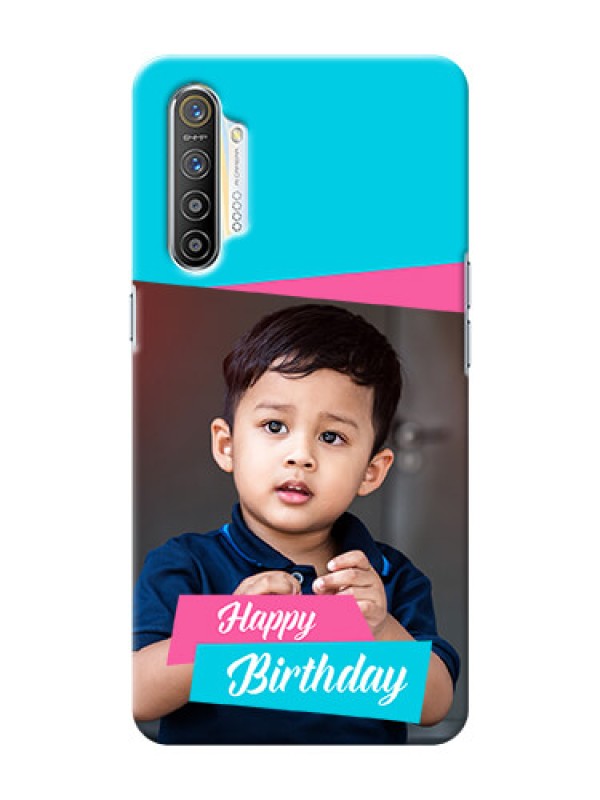 Custom Realme XT Mobile Covers: Image Holder with 2 Color Design