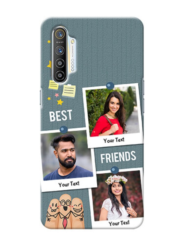 Custom Realme XT Mobile Cases: Sticky Frames and Friendship Design