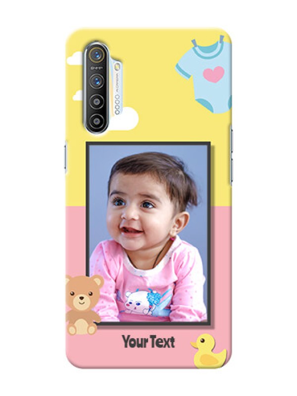 Custom Realme XT Back Covers: Kids 2 Color Design