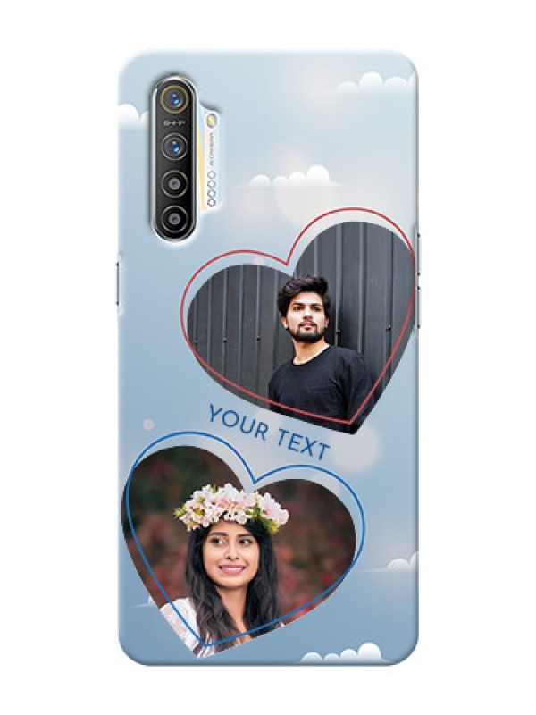 Custom Realme XT Phone Cases: Blue Color Couple Design 