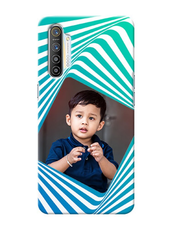Custom Realme XT Personalised Mobile Covers: Abstract Spiral Design