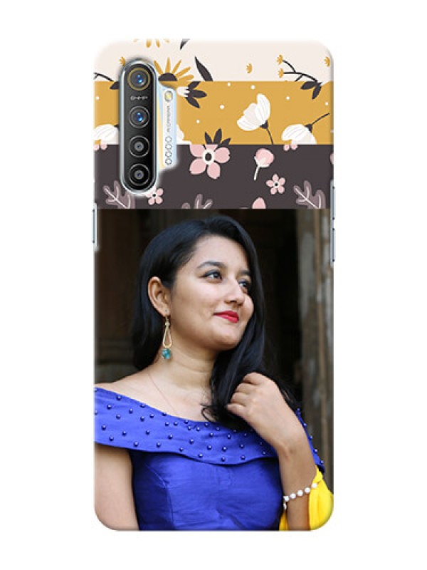 Custom Realme XT mobile cases online: Stylish Floral Design