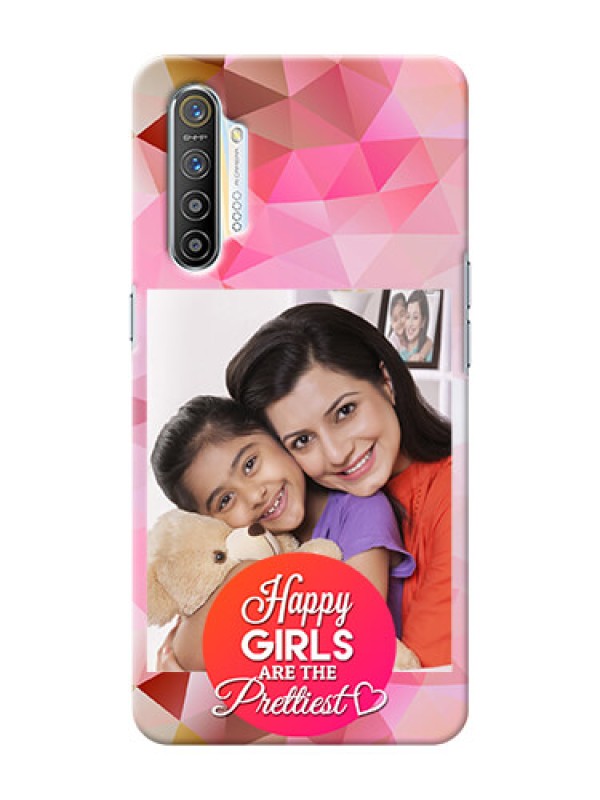 Custom Realme XT Personalized Phone Covers: Abstract Triangle Design