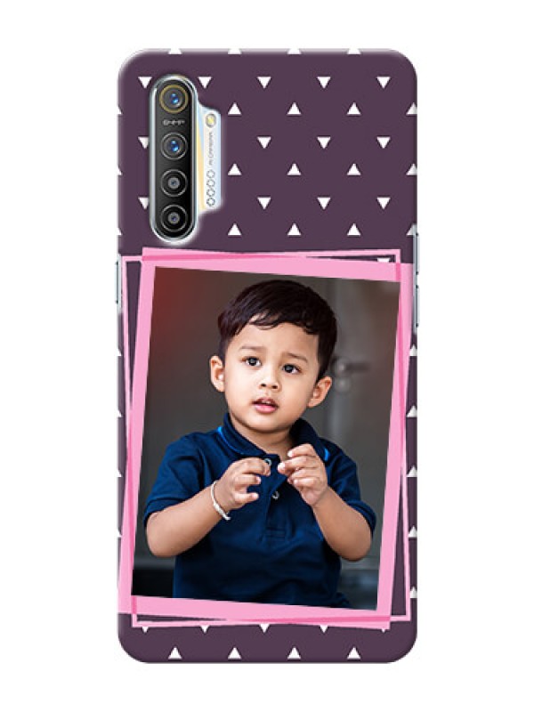 Custom Realme XT Phone Cases: Triangle Pattern Dotted Design