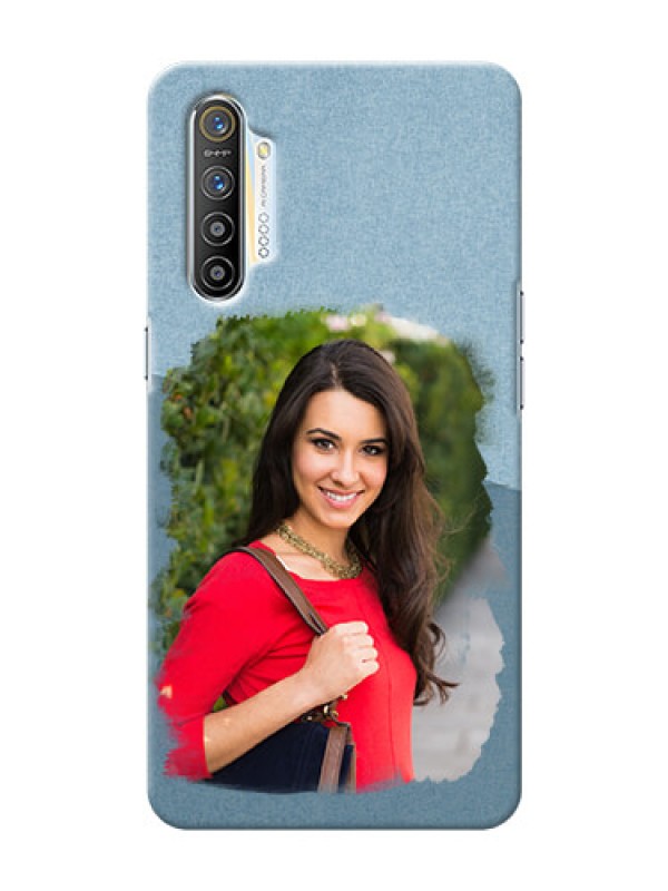 Custom Realme XT custom mobile phone covers: Grunge Line Art Design