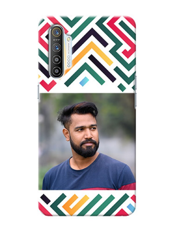 Custom Realme Xt Custom Mobile Case with Colorful Maze Pattern Design