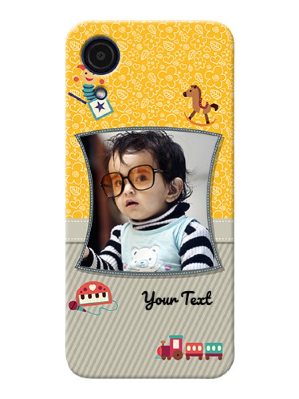 Custom Galaxy A03 Core Mobile Cases Online: Baby Picture Upload Design