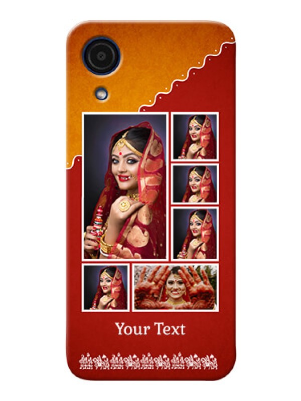 Custom Galaxy A03 Core customized phone cases: Wedding Pic Upload Design
