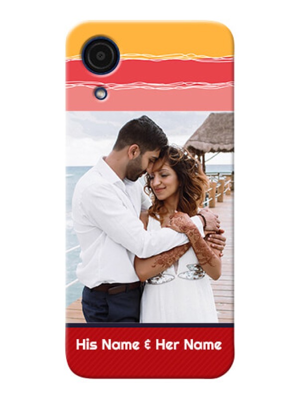 Custom Galaxy A03 Core custom mobile phone covers: Colorful Case Design