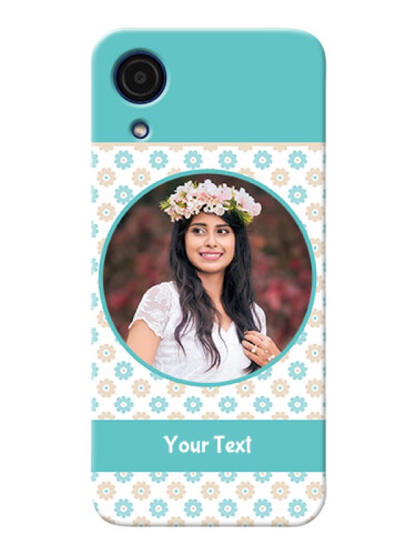 Custom Galaxy A03 Core Custom Mobile Back Covers: Beautiful Flowers Design