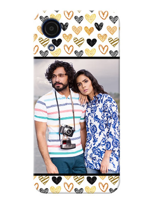 Custom Galaxy A03 Core Personalized Mobile Cases: Love Symbol Design