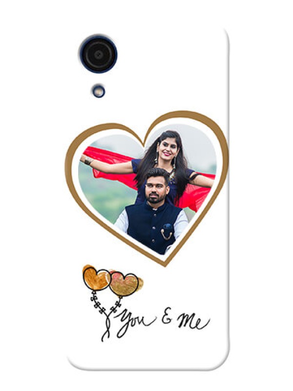 Custom Galaxy A03 Core customized phone cases: You & Me Design