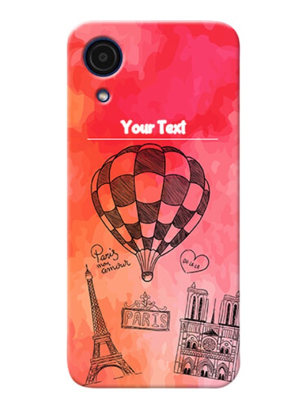 Custom Galaxy A03 Core Personalized Mobile Covers: Paris Theme Design