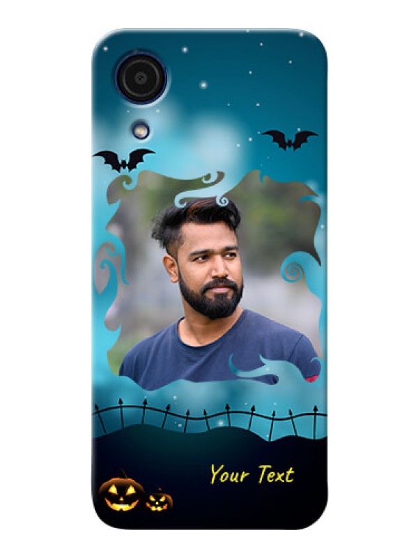 Custom Galaxy A03 Core Personalised Phone Cases: Halloween frame design
