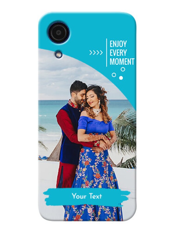 Custom Galaxy A03 Core Personalized Phone Covers: Happy Moment Design