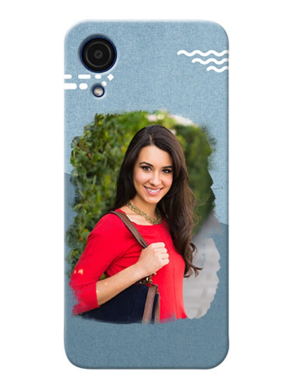 Custom Galaxy A03 Core custom mobile phone covers: Grunge Line Art Design