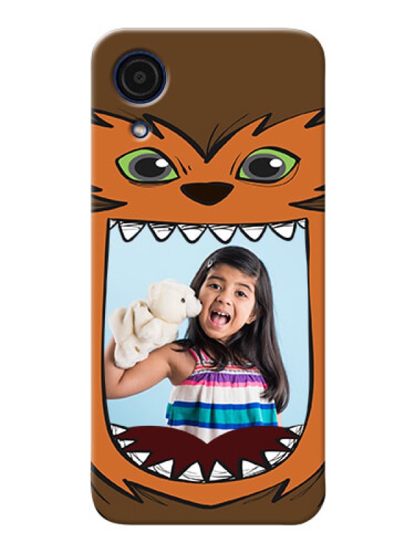Custom Galaxy A03 Core Phone Covers: Owl Monster Back Case Design