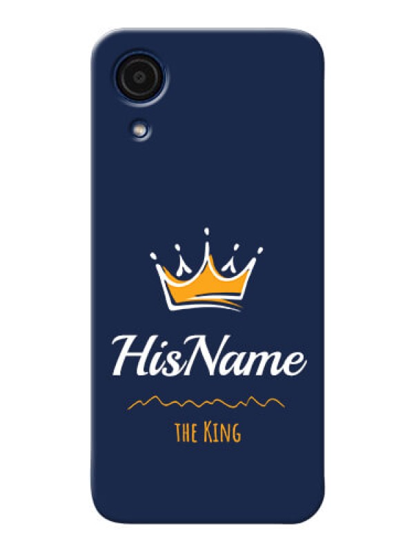 Custom Galaxy A03 Core King Phone Case with Name