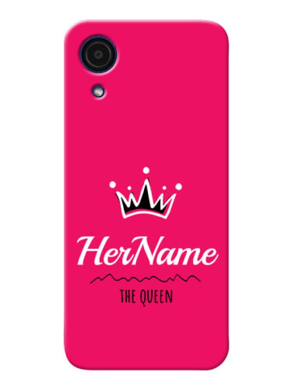 Custom Galaxy A03 Core Queen Phone Case with Name