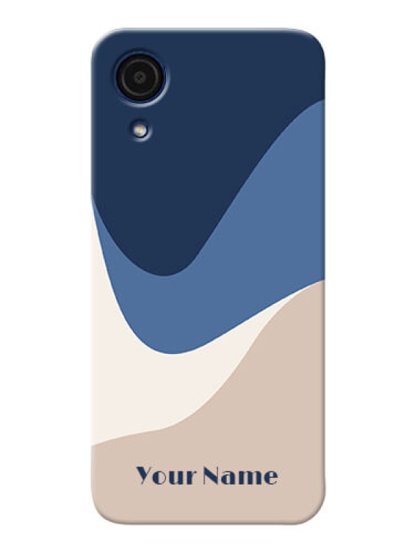 Custom Galaxy A03 Core Back Covers: Abstract Drip Art Design