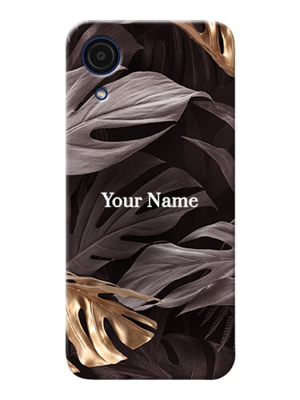 Custom Galaxy A03 Core Mobile Back Covers: Wild Leaves digital paint Design