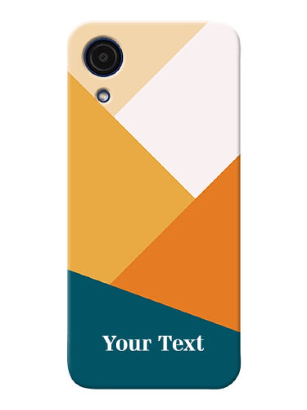 Custom Galaxy A03 Core Custom Phone Cases: Stacked Multi-colour Design