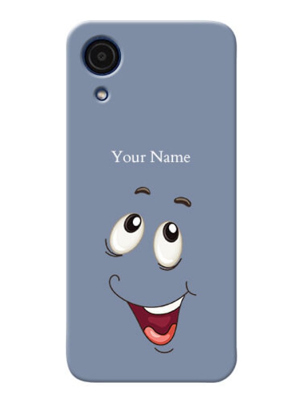 Custom Galaxy A03 Core Phone Back Covers: Laughing Cartoon Face Design