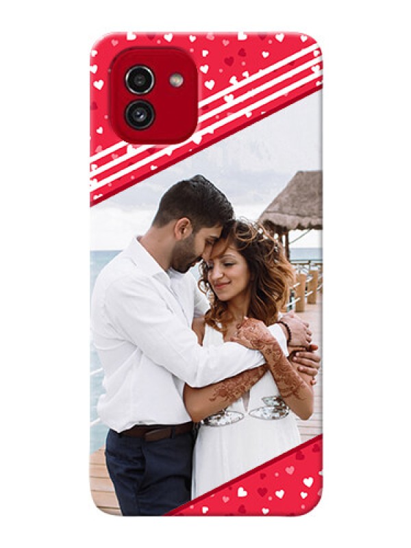 Custom Galaxy A03 Custom Mobile Covers: Valentines Gift Design