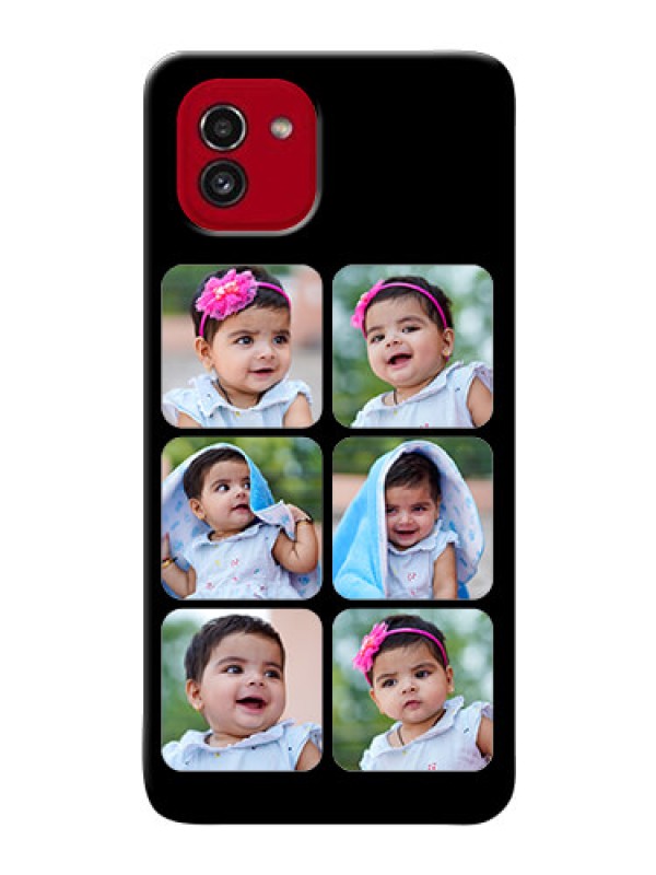 Custom Galaxy A03 mobile phone cases: Multiple Pictures Design