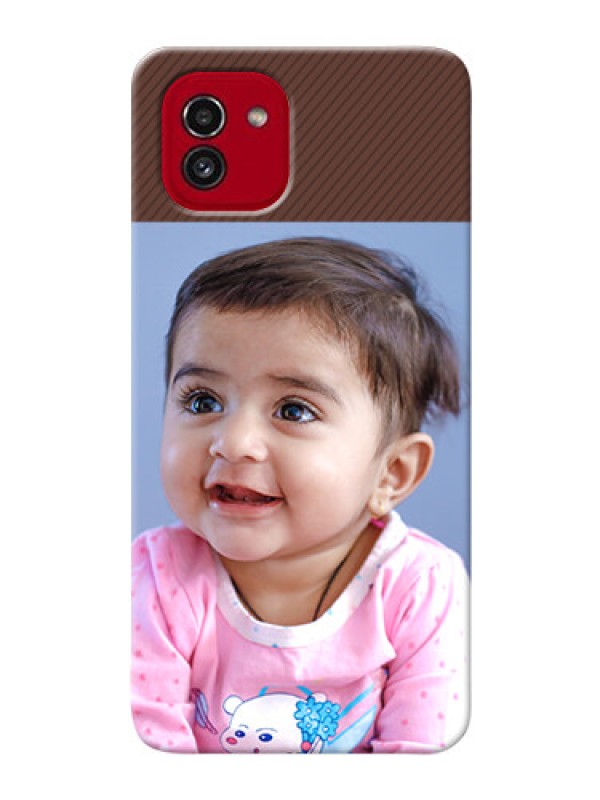 Custom Galaxy A03 personalised phone covers: Elegant Case Design