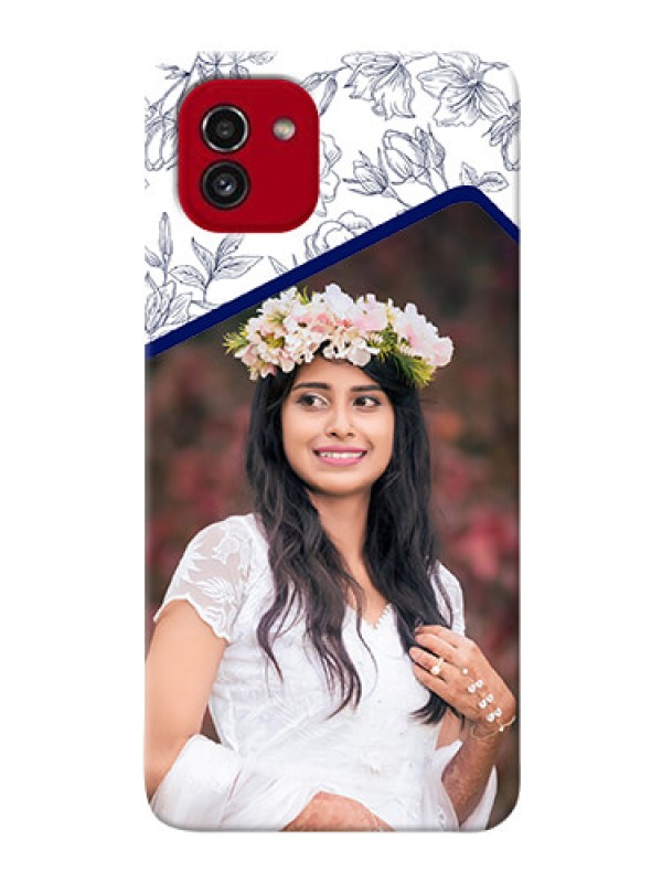 Custom Galaxy A03 Phone Cases: Premium Floral Design