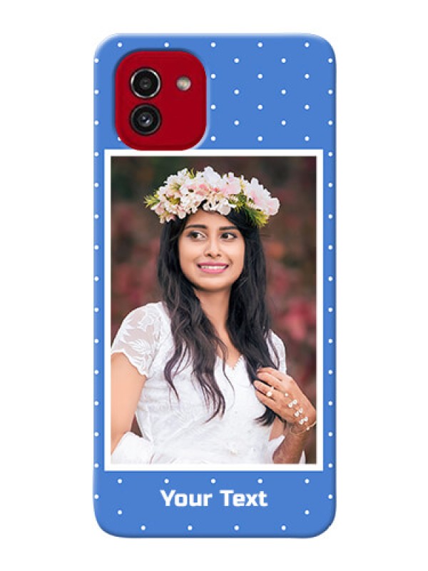 Custom Galaxy A03 Personalised Phone Cases: polka dots design