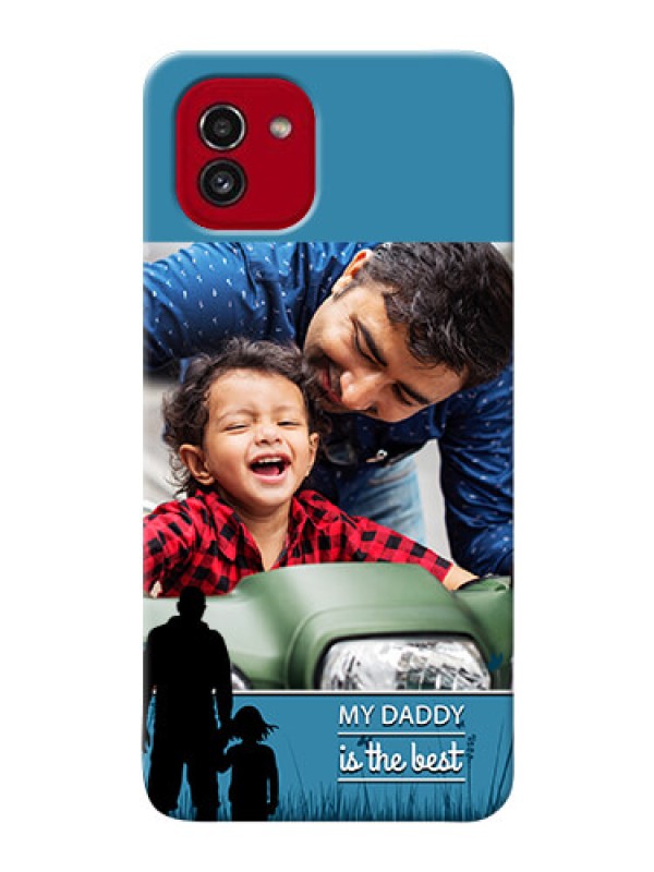 Custom Galaxy A03 Personalized Mobile Covers: best dad design 
