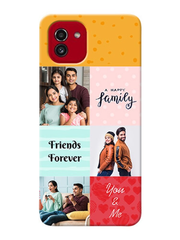 Custom Galaxy A03 Customized Phone Cases: Images with Quotes Design
