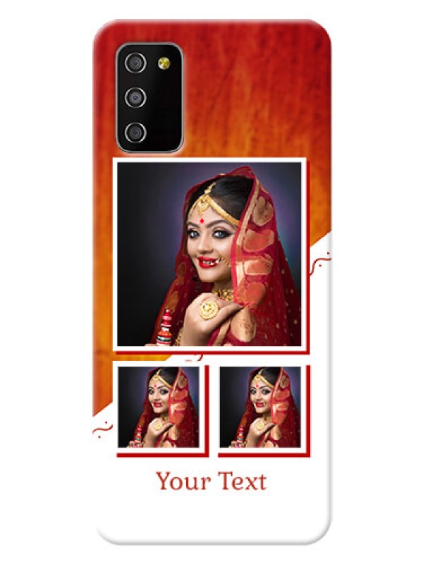 Custom Galaxy A03s Personalised Phone Cases: Wedding Memories Design 