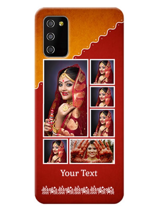 Custom Galaxy A03s customized phone cases: Wedding Pic Upload Design