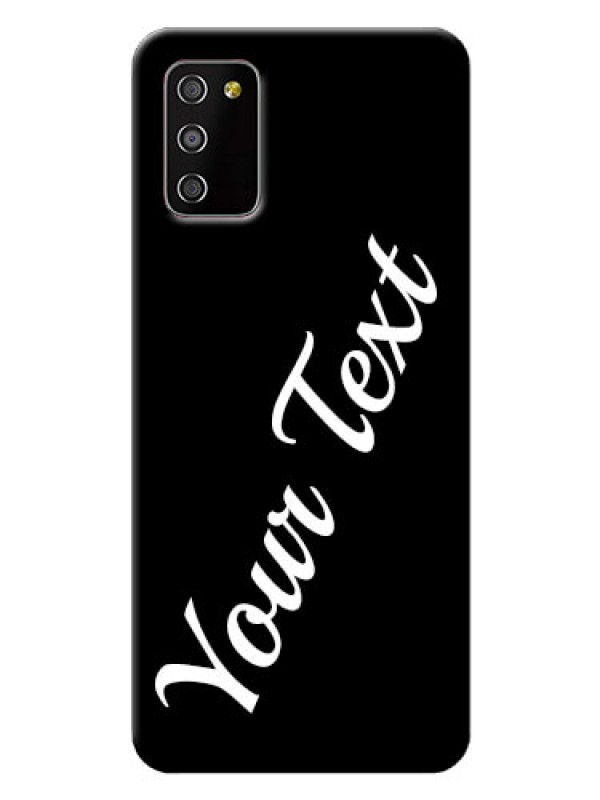 Custom Galaxy A03s Custom Mobile Cover with Your Name