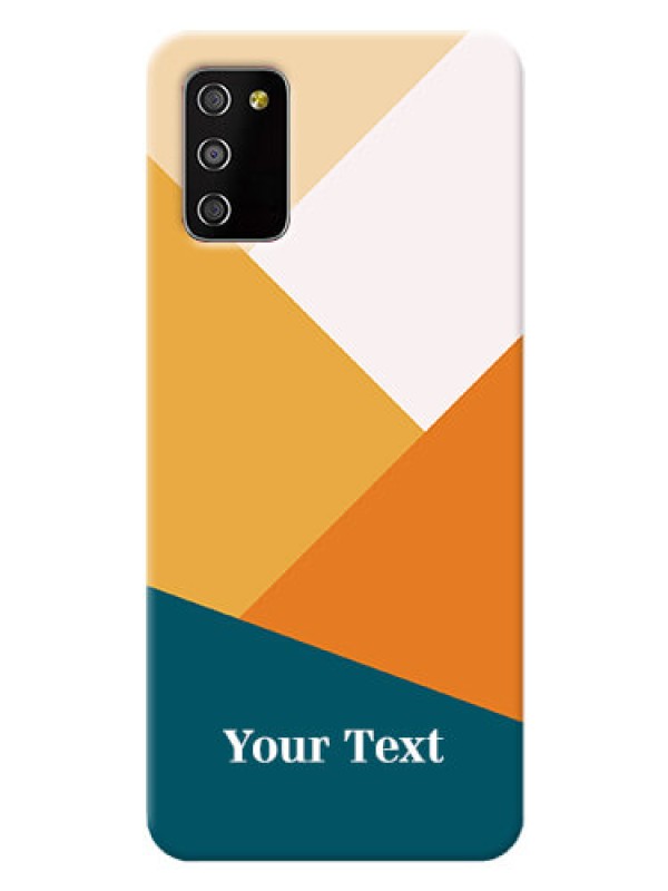 Custom Galaxy A03S Custom Phone Cases: Stacked Multi-colour Design