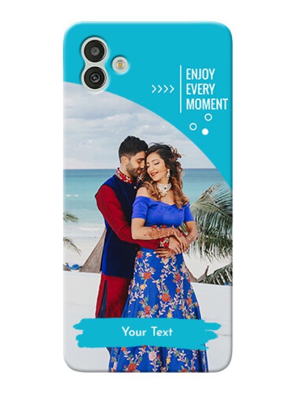Custom Galaxy A04 Personalized Phone Covers: Happy Moment Design