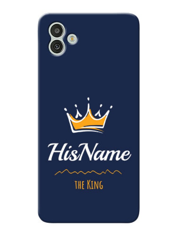Custom Galaxy A04 King Phone Case with Name