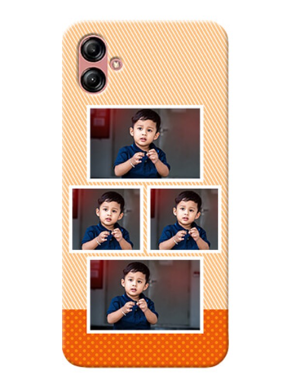 Custom Samsung Galaxy A04e Mobile Back Covers: Bulk Photos Upload Design