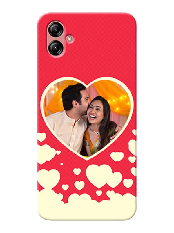 Custom Samsung Galaxy A04e Phone Cases: Love Symbols Phone Cover Design