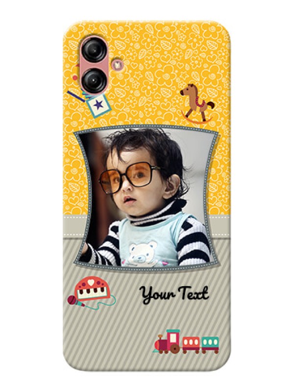 Custom Samsung Galaxy A04e Mobile Cases Online: Baby Picture Upload Design