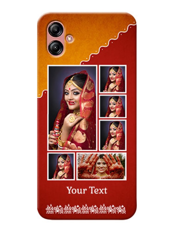 Custom Samsung Galaxy A04e customized phone cases: Wedding Pic Upload Design
