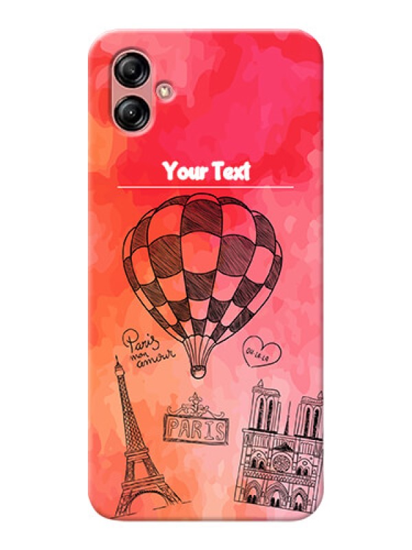 Custom Samsung Galaxy A04e Personalized Mobile Covers: Paris Theme Design