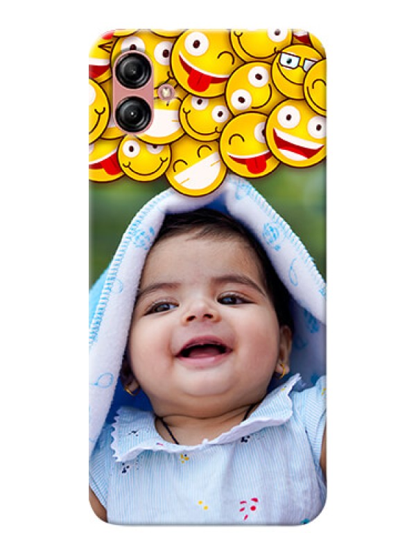 Custom Samsung Galaxy A04e Custom Phone Cases with Smiley Emoji Design