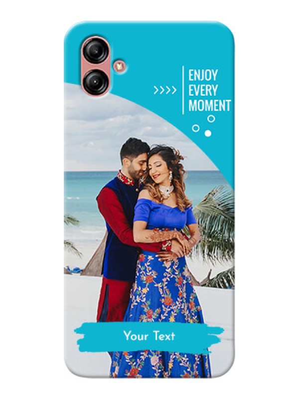 Custom Samsung Galaxy A04e Personalized Phone Covers: Happy Moment Design