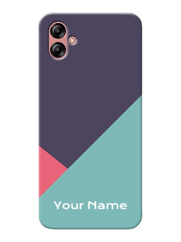 Custom Galaxy A04E Custom Phone Cases: Tri  Color abstract Design