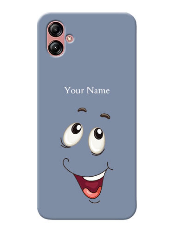 Custom Galaxy A04E Phone Back Covers: Laughing Cartoon Face Design